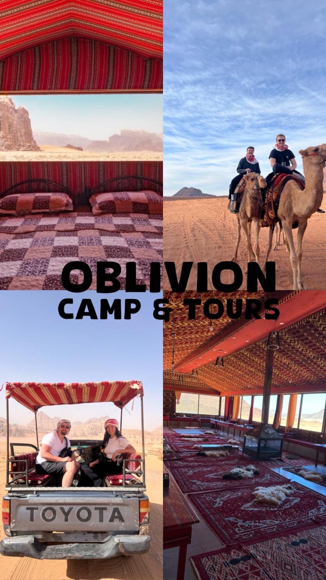 Oblivion Camp Hotell Wadi Rum Exteriör bild
